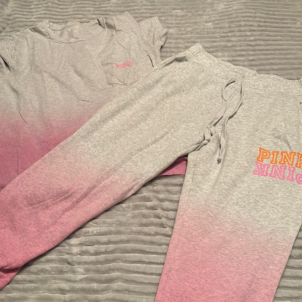 Pink sweats